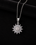 Dije Flor en plata .925