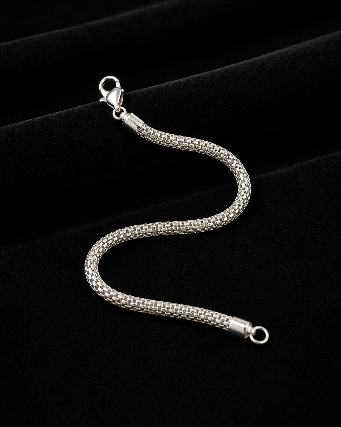 Pulsera Escamas en plata .925