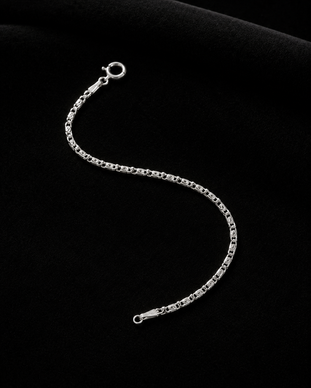 Pulsera Eslabón Texturizado en plata .925