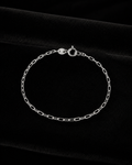 Pulsera Paperclip en plata .925