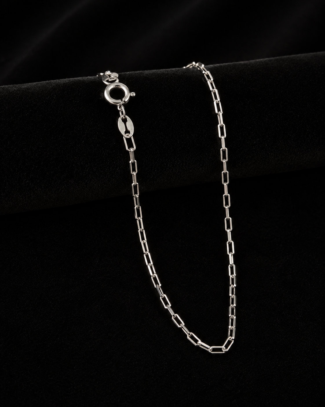 Pulsera Paperclip en plata .925